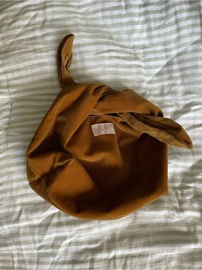 Merit Skincare Makeup Tie Knot Cosmetics Small Corduroy Bag